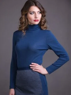 Merinowolle Seide ROLLKRAGEN SHIRT Von Artimaglia -MAISON LEJABY Verkaufsgeschäft rollkragen shirt wolle seide 29904 atlantico artimaglia