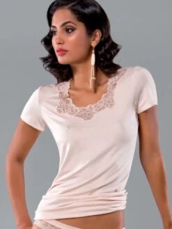 Pyjama Top RUSCELLA Aus Viskose Von Cotton Club -MAISON LEJABY Verkaufsgeschäft ruscella 1 1