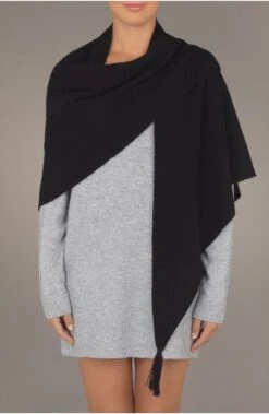 Wolle Kaschmir Stola YUNA 96 Von Pain De Sucre Suggest -MAISON LEJABY Verkaufsgeschäft schal yuna schwarz suggest by pain de sucre