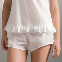 Shorts ANGEL FLIRT Suite B -MAISON LEJABY Verkaufsgeschäft seide batist shorts champagner angel flirt suiteb