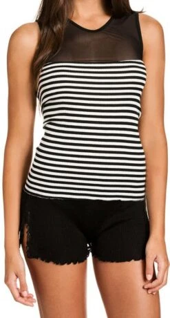 Seide-Baumwolle Camisole-Shirt ARONA Von Gattina -MAISON LEJABY Verkaufsgeschäft seide baumwolle top 81201 schwarz champagner gattina 3 1