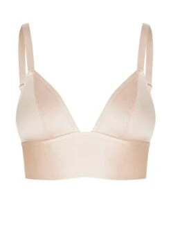 Seide Triangel BH GLORIA SMOCK Von Cadolle 15 Seide Triangel BH GLORIA SMOCK Von Cadolle -MAISON LEJABY Verkaufsgeschäft seide bh 1120ac bustier rosa gloria soie poudre cadolle 4