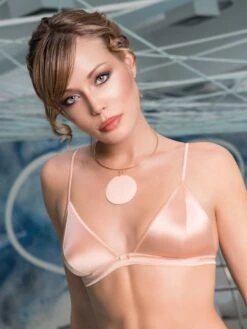 Seta Superior Stretchseide Triangel-BH REGALE Uni Cotton Club -MAISON LEJABY Verkaufsgeschäft seide bh regale pesco cotton club 1 1 1 1 1 1