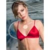 Seta Superior Stretchseide Triangel-BH REGALE Uni Von Cotton Club -MAISON LEJABY Verkaufsgeschäft seide bh regale rot cotton club 1 1 1 1 1