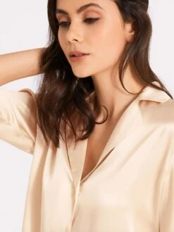 100% Seide Bluse TOI MON AMOUR Viele Farben Von Aubade 37 100% Seide Bluse TOI MON AMOUR Viele Farben Von Aubade -MAISON LEJABY Verkaufsgeschäft seide bluse qs44 beige 5 toi mon amour aubade 1