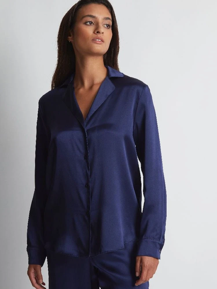 100% Seide Bluse TOI MON AMOUR Uni Farben Von Aubade 6 100% Seide Bluse TOI MON AMOUR Uni Farben Von Aubade – Bild 4