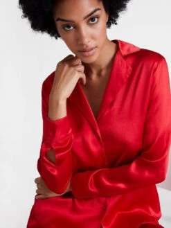 100% Seide Bluse TOI MON AMOUR Uni Farben Von Aubade 24 100% Seide Bluse TOI MON AMOUR Uni Farben Von Aubade -MAISON LEJABY Verkaufsgeschäft seide bluse qs44 rot 6 toi mon amour aubade 6 1 1