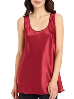 Seide Camisole Top SEDUZIONE DI SETA Von Gattina -MAISON LEJABY Verkaufsgeschäft seide camisole top 381486 rubin rot seduzione di seta gattina