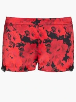 100% Seide Shorts TOI MON AMOUR Mit Print Von Aubade -MAISON LEJABY Verkaufsgeschäft seide shorts qs61 1 opera rot schwarz 1 toi moi amour aubade 3