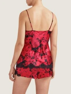 100% Seide Shorts TOI MON AMOUR Mit Print Von Aubade -MAISON LEJABY Verkaufsgeschäft seide shorts qs61 1 opera rot schwarz 3 toi moi amour aubade 3