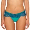 Seide Slip ADRIANA Von Millesia -MAISON LEJABY Verkaufsgeschäft seide slip adriana m1380 tuerkis blau millesia lingerie