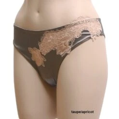 Seta Superior Stretchseide Slip FORTE Von Cotton Club -MAISON LEJABY Verkaufsgeschäft seide slip forte taupe apricot cotton club f2