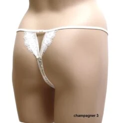 Seta Superior Stretchseide String SUBLIME Von Cotton Club -MAISON LEJABY Verkaufsgeschäft seide string sublime champagner3 cotton club b
