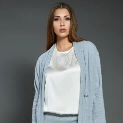 Stretchseide T-Shirt PROFUMO D'ORO Von Gattina -MAISON LEJABY Verkaufsgeschäft seide t shirt 384686 champagner gattina