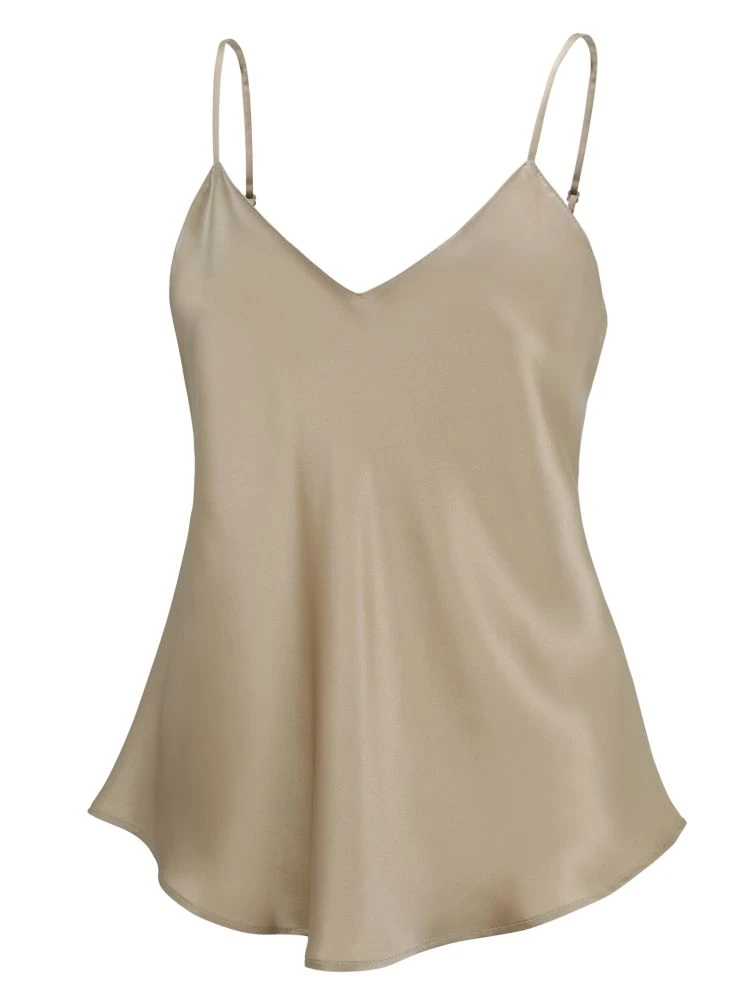 100% Seide Trägertop KLASSIK SATIN Unifarben Von Eva B. Bitzer 17 100% Seide Trägertop KLASSIK SATIN Unifarben Von Eva B. Bitzer – Bild 15