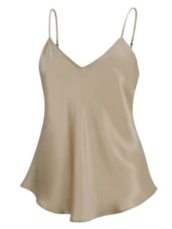 100% Seide Trägertop KLASSIK SATIN Mit Druck Oder Uni Von Eva B. Bitzer -MAISON LEJABY Verkaufsgeschäft seide traegertop 27318213 skin bitzer 1 1 1