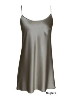 Seidenunterkleid SEDUZIONE DI SETA Stretchseide Von Gattina -MAISON LEJABY Verkaufsgeschäft seide unterkleid seduzione di seta 381400 taupe 2 gattina 1 1 1 1