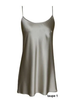 Seidenunterkleid SEDUZIONE DI SETA Stretchseide Von Gattina -MAISON LEJABY Verkaufsgeschäft seide unterkleid seduzione di seta 381400 taupe 1 gattina 1 1 1 1