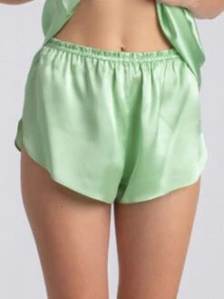100% Seide Shorts CAROL Von Vivis -MAISON LEJABY Verkaufsgeschäft seidenshorts carol v00002 sage mint vivis