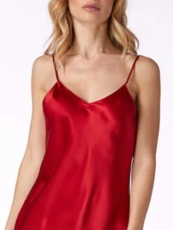 Seidentop CARLA 100% Seide Von Vivis -MAISON LEJABY Verkaufsgeschäft seidentop carla v0001 tango red vivis 5