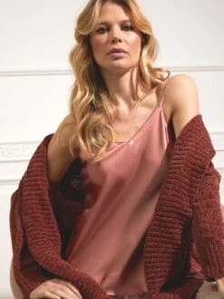 Seidentop CARLA 100% Seide Von Vivis -MAISON LEJABY Verkaufsgeschäft seidentop carla v0001 tea rose vivis 5