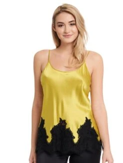 Seidentop MAILIN Mit Spitze Von Gattina 10 Seidentop MAILIN Mit Spitze Von Gattina -MAISON LEJABY Verkaufsgeschäft seidentop mailin 393380 juicy green gattina 2