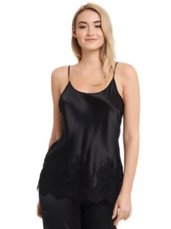 Seidentop MAILIN Mit Spitze Von Gattina 8 Seidentop MAILIN Mit Spitze Von Gattina -MAISON LEJABY Verkaufsgeschäft seidentop mailin schwarz 393380 gattina 1