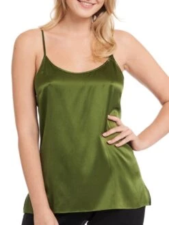 Seidentop SEDUZIONE DI SETA Von Gattina Bunt -MAISON LEJABY Verkaufsgeschäft seidentop moosgruen 381480 seduzione di seta gattina 1 1 1