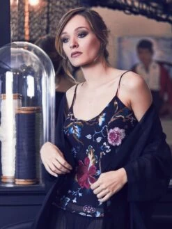 Seidentop 100% Seide FIDJI MOUSSELIN Von Marjolaine 8 Seidentop 100% Seide FIDJI MOUSSELIN Von Marjolaine -MAISON LEJABY Verkaufsgeschäft seidentop mousselin 2fid4001 blumendruck marjolaine