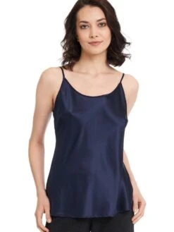 Seidentop SEDUZIONE DI SETA Von Gattina Bunt -MAISON LEJABY Verkaufsgeschäft seidentop navy dunkelblau 381480 seduzione di seta gattina 1 1 1 1