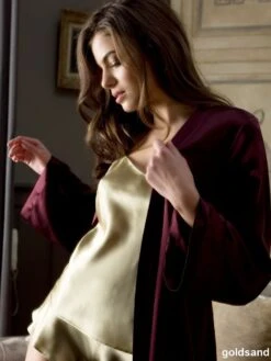 Seidentop 100% Seide ODON Satin Von Marjolaine -MAISON LEJABY Verkaufsgeschäft seidentop odon sauge marjolaine 2 1 2 1