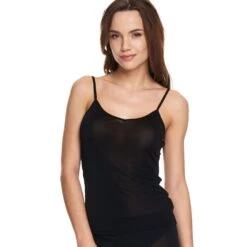 Seidentop Aus 100% Wirkseide PURE Beige Oder Weiss Von Gattina -MAISON LEJABY Verkaufsgeschäft seidentop pure schwarz 387080 gattina 2 1