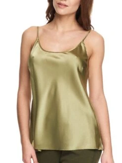 Seidentop SEDUZIONE DI SETA Von Gattina Bunt -MAISON LEJABY Verkaufsgeschäft seidentop salbei gruen 381480 seduzione di seta gattina 1 1 1