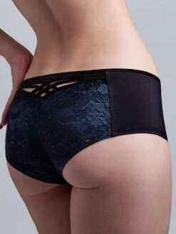 Brazilian Shorts DAME DE PARIS STYLE Bijou Blue Von Marlies Dekkers -MAISON LEJABY Verkaufsgeschäft short bijou blau 19533 dame de paris marlies dekkers 3