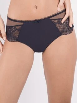 MAISON LEJABY Tüll Brasiliana Panty WHISPER Von Maisonlejaby -MAISON LEJABY Verkaufsgeschäft short blau 19369 whisper maison lejaby