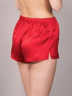100% Seide SHORTS Von Eva B. Bitzer KLASSIK SATIN -MAISON LEJABY Verkaufsgeschäft shorts seide satin 27318245 rubin eva bitzer 3 1