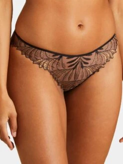 Brazilian SENSORY ILLUSION Slip Von Aubade X Iris Van Herpen -MAISON LEJABY Verkaufsgeschäft slip italiener gold schwarz rc27 sensory illusion aubade 2 1