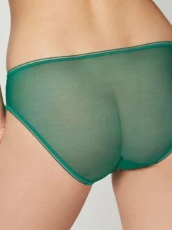 Tüll Slip SIN Von Maison Lejaby -MAISON LEJABY Verkaufsgeschäft slip mit spitze dunkelgr n sin malachite maison lejaby 2 1