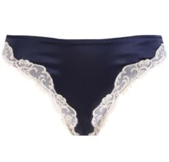 Seiden Slip SPLENDEUR SOIE Von Lise Charmel -MAISON LEJABY Verkaufsgeschäft slip verfuehrung seide acc0780 marine 5197 splendeur soie lise charmel 2