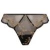 Tüll Slip DEESSE EN GLAM Von Lise Charmel -MAISON LEJABY Verkaufsgeschäft slip verfuehrung stickerei ach0715 schwarz gold deesse en glam lise charmel 2
