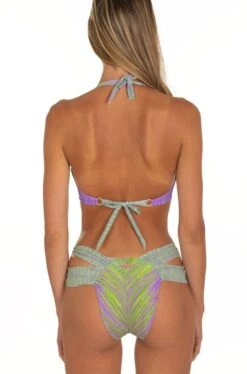 Bügel-Bikini PIUMA Grün-flieder Von Pin-Up Stars -MAISON LEJABY Verkaufsgeschäft slip bikini pb045m gruen pin up stars 3