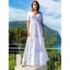 Sommerkleid Mit Spitze ARIANNA Lang Weiß Von Laetitia Beachwear -MAISON LEJABY Verkaufsgeschäft sommerkleid weiss lang a141 arianna laetitia beachwear