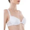 Schalen-BH Leavers Spitze GIOIA Von Cotton Club Rubino -MAISON LEJABY Verkaufsgeschäft spitze bh 3fi gioia weiss cotton club dessous