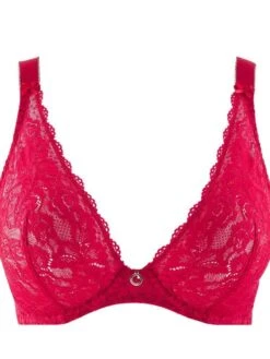 Komfort Triangel BH ROSESSENCE HK Spitze Von Aubade -MAISON LEJABY Verkaufsgeschäft spitze dessous hk12 02 1 gala rot rosessence aubade
