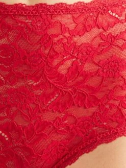Hoher Slip ROSESSENCE HK Spitze Von Aubade -MAISON LEJABY Verkaufsgeschäft spitze dessous hk24 5 gala rot rosessence aubade 17 1