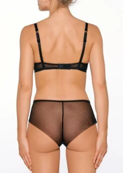 Tüllspitze Push-Up BH CRAVACHE Von Millesia -MAISON LEJABY Verkaufsgeschäft spitze lingerie cravache m1032 m1060 schwarz millesia