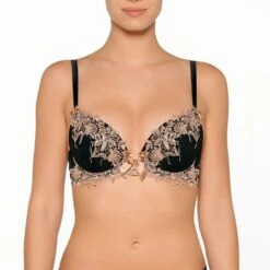 Spitze Push-Up BH DESIR Von Millesia -MAISON LEJABY Verkaufsgeschäft spitze push up bh desir m7632 schwarz millesia lingerie 1