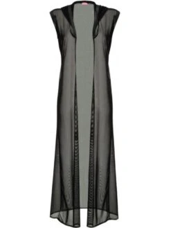 Strandkaftan GLAM GODESS BLACK ROBE Von Eniqua -MAISON LEJABY Verkaufsgeschäft strand robe schwarz glam glitter godess 318054 eniqua 3