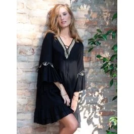 Tunikakleid NERO No. 2 Schwarz-gold Von Chiara Fiorini 3 Tunikakleid NERO No. 2 Schwarz-gold Von Chiara Fiorini