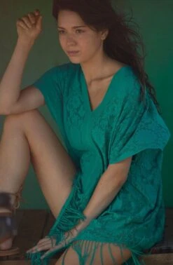 Spitze Strandtunika JESSE 20 Von Pain De Sucre -MAISON LEJABY Verkaufsgeschäft strandtunika spitze jesse gruen pain de sucre 5